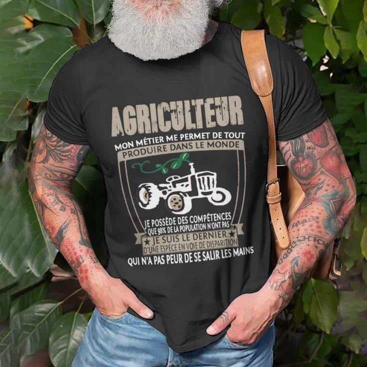 Landwirt Stolz T-Shirt, Traktor Motiv mit Französischem Spruch Geschenke für alte Männer