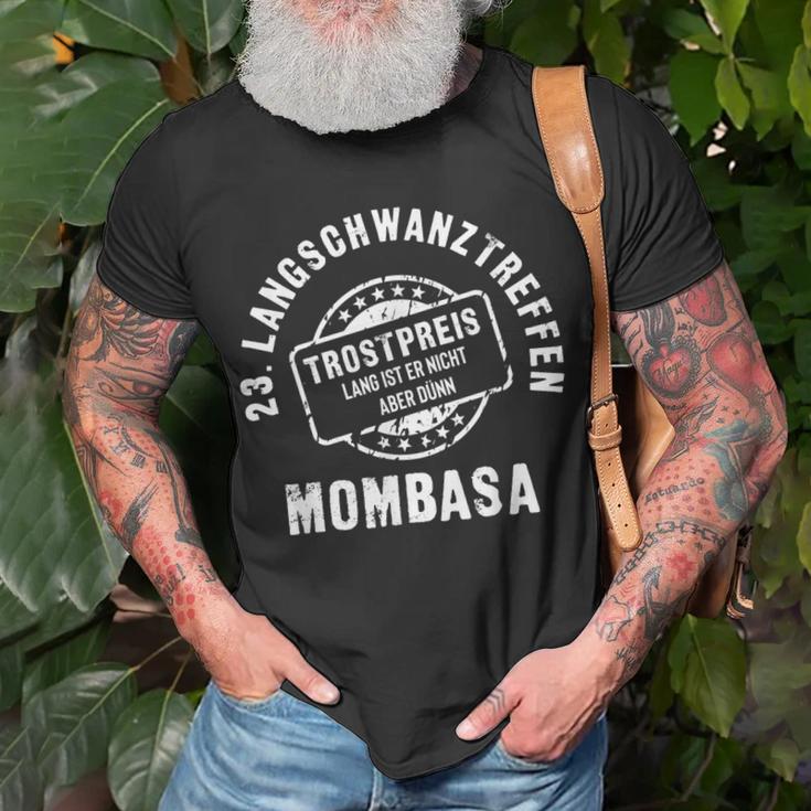 Langschwanztreffen In Mombasa Trostpreis Lustiges T-Shirt Geschenke für alte Männer