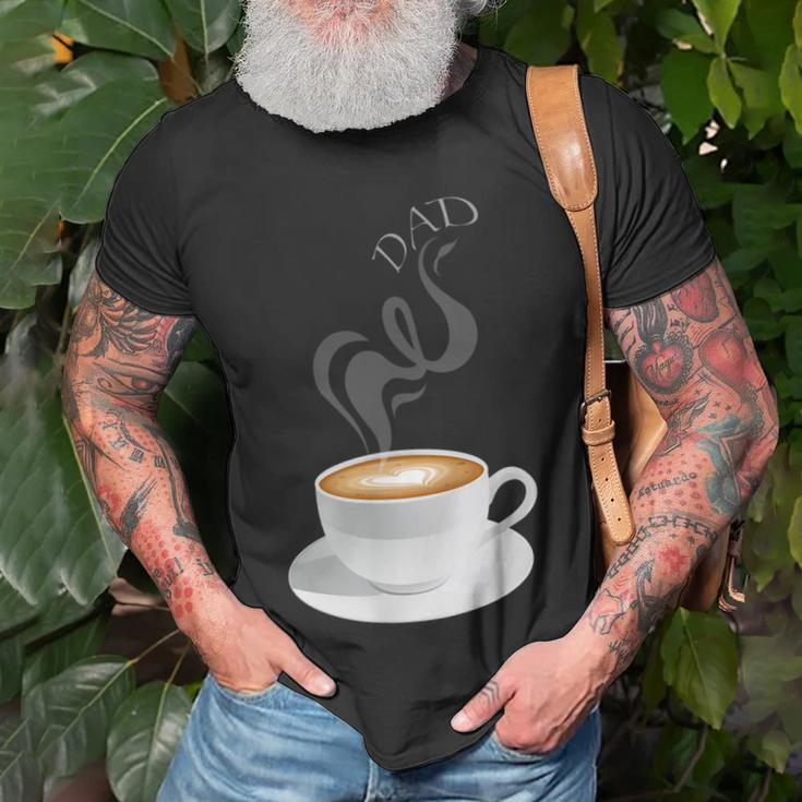 Latte Dad Gift For Mens Unisex T-Shirt Gifts for Old Men