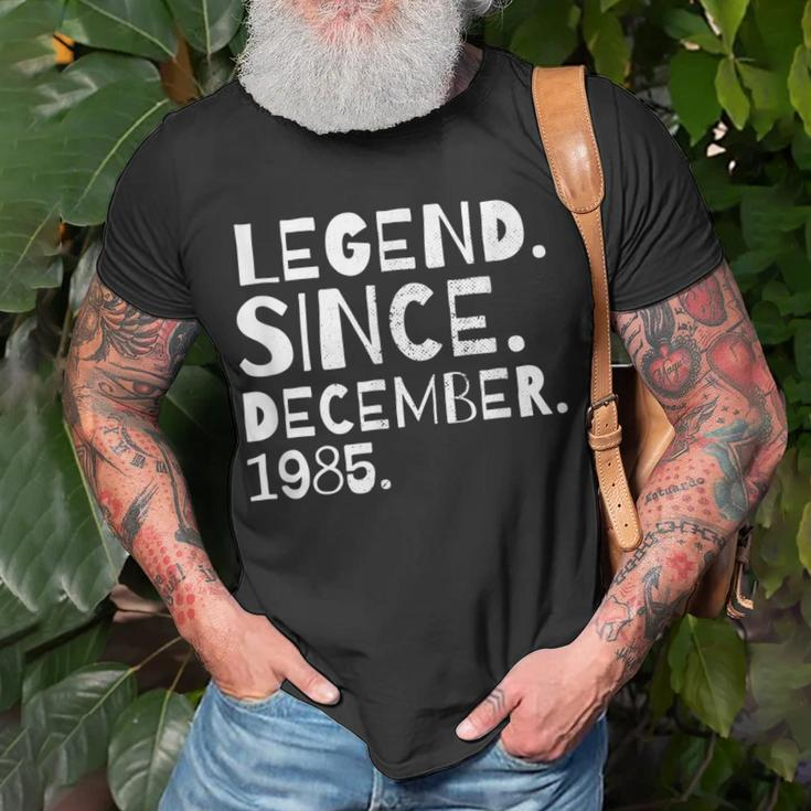 Legend Since December 1985 Geburtstag Bruder Schwester T-Shirt Geschenke für alte Männer