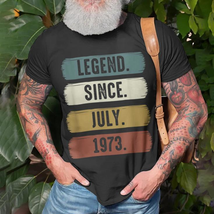 Legend Since Juli 1973 Lustiger 49 Jahre Geburtstag T-Shirt Geschenke für alte Männer
