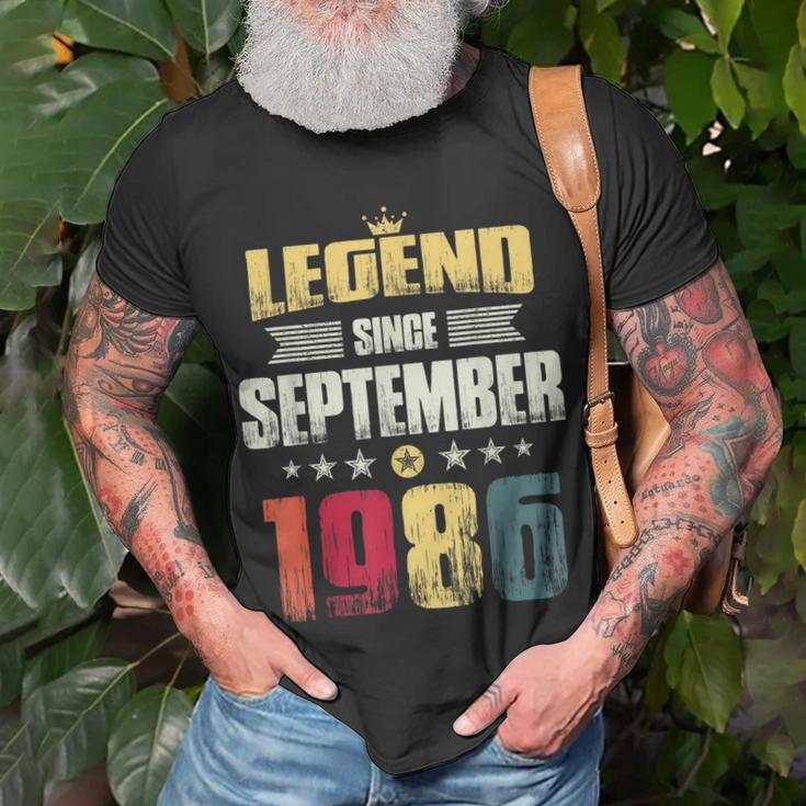 Legende Seit 1986 T-Shirt zum 33. Geburtstag für Männer und Frauen Geschenke für alte Männer