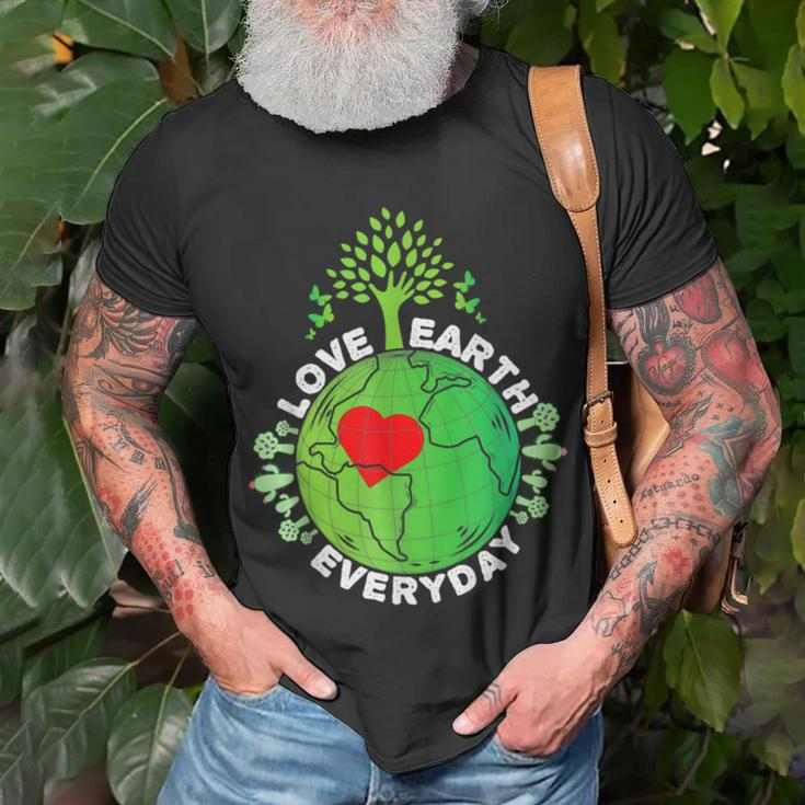 Love Earth Everyday Protect Our Planet Environment Earth Unisex T-Shirt Gifts for Old Men