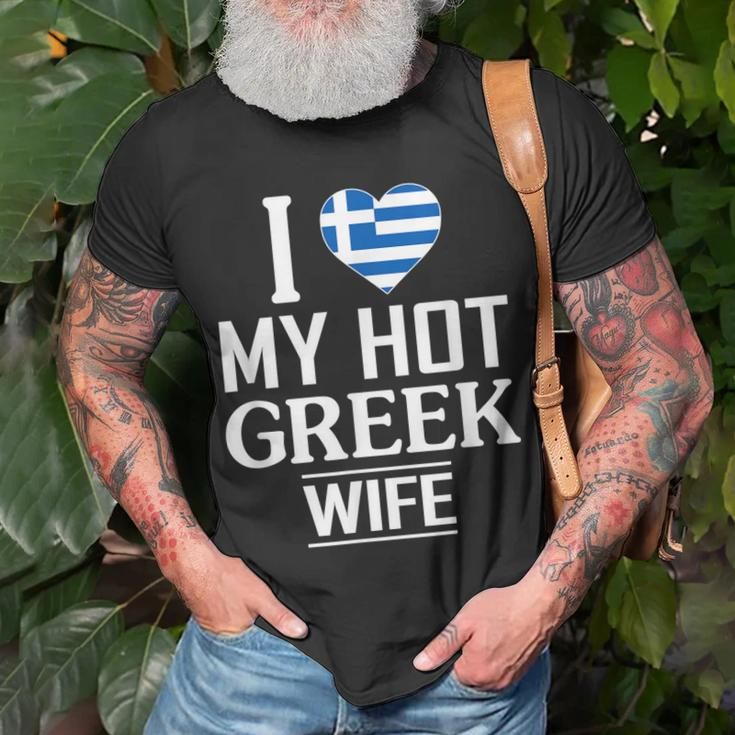 I Love My Hot Greek Wife T-shirt Gifts for Old Men