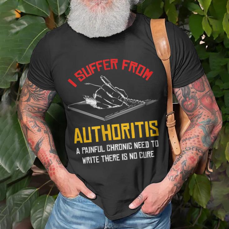 Lustige I Suffer Autoritis T-Shirt Geschenke für alte Männer