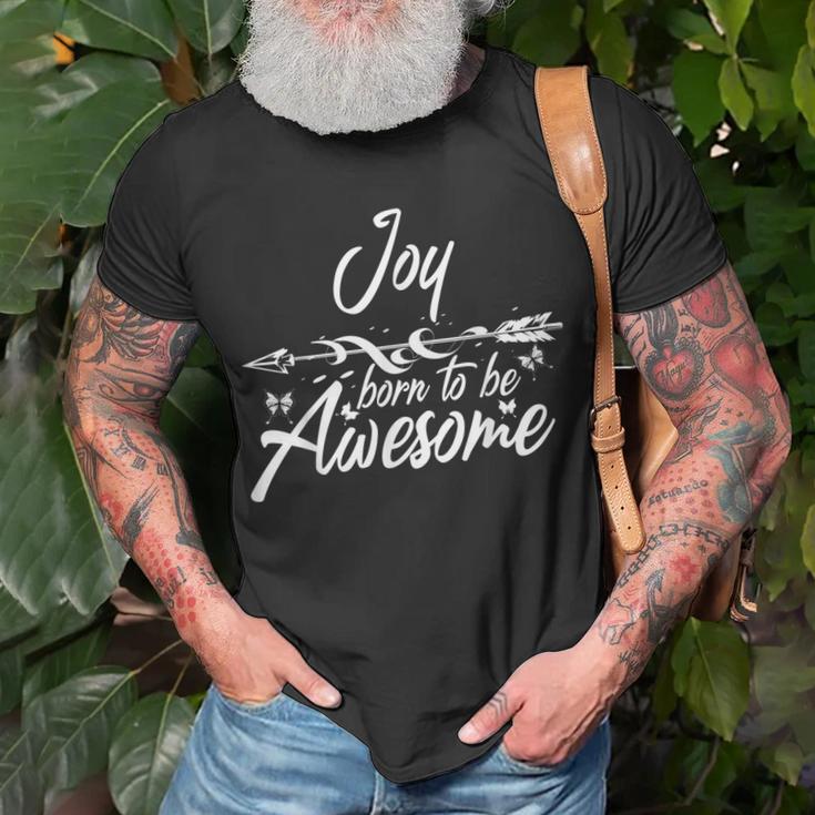 Lustiges Joy Name T-Shirt für Frauen, Personalisierte Geburtstagsidee Geschenke für alte Männer