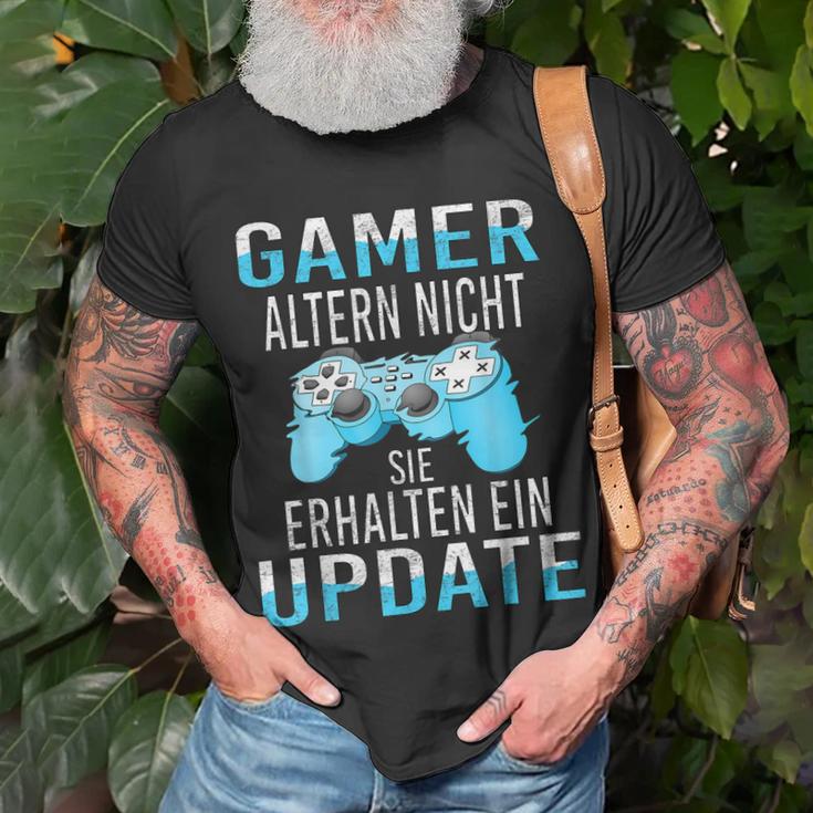 Lustiges Zocken Gamer Update Jungs Gaming Nerd T-Shirt Geschenke für alte Männer