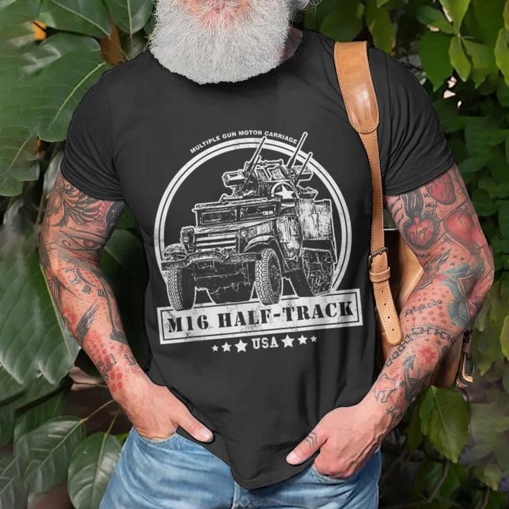 M16 Halftrack Multiple Gun Motor Carriage Unisex T-Shirt Gifts for Old Men