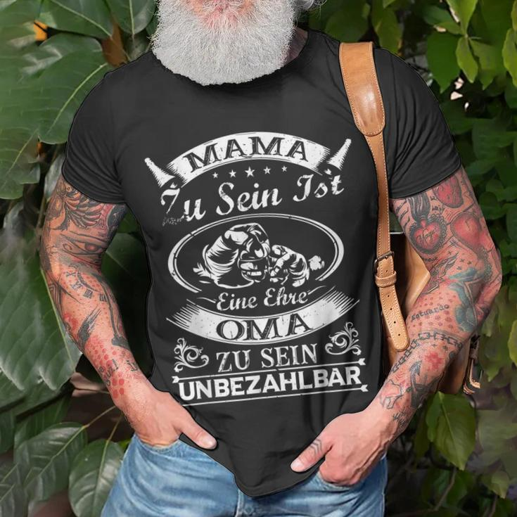Mama Zu Sein Ist Eine Ehre Oma Zu Sein Unbezahlbar Muttertag T-Shirt Geschenke für alte Männer