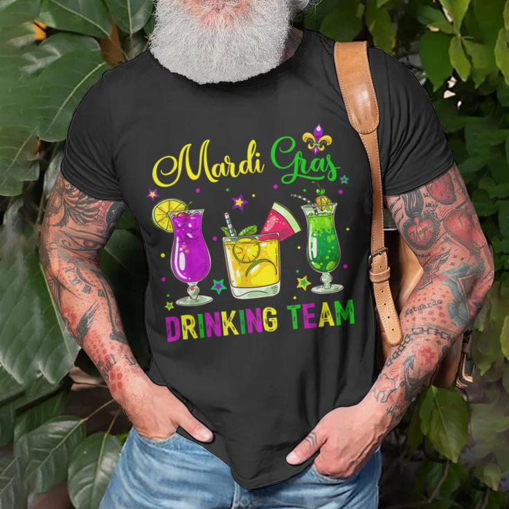 Mardi Gras Drinking Team Carnival Fat Tuesday Lime Cocktail T-Shirt Gifts for Old Men