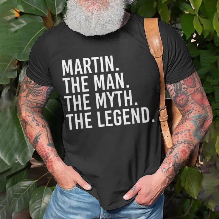 Martin Der Mann Der Mythos Die Legende Lustige Geschenkidee T-Shirt Geschenke für alte Männer