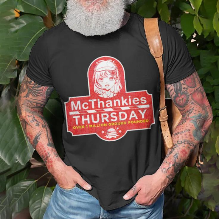 Mcthankies Thursday Hololive Unisex T-Shirt Gifts for Old Men