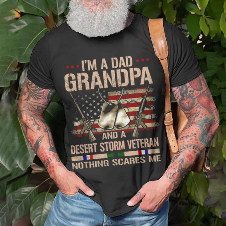 Mens I Am Veteran Grandpa Desert Storm Veteran Gift Memorial Day Unisex T-Shirt Gifts for Old Men