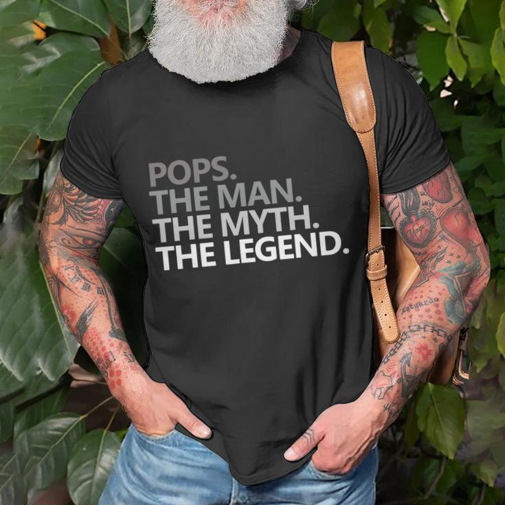 For Pops Dad Gifts, Papa The Man Myth Legend Shirts