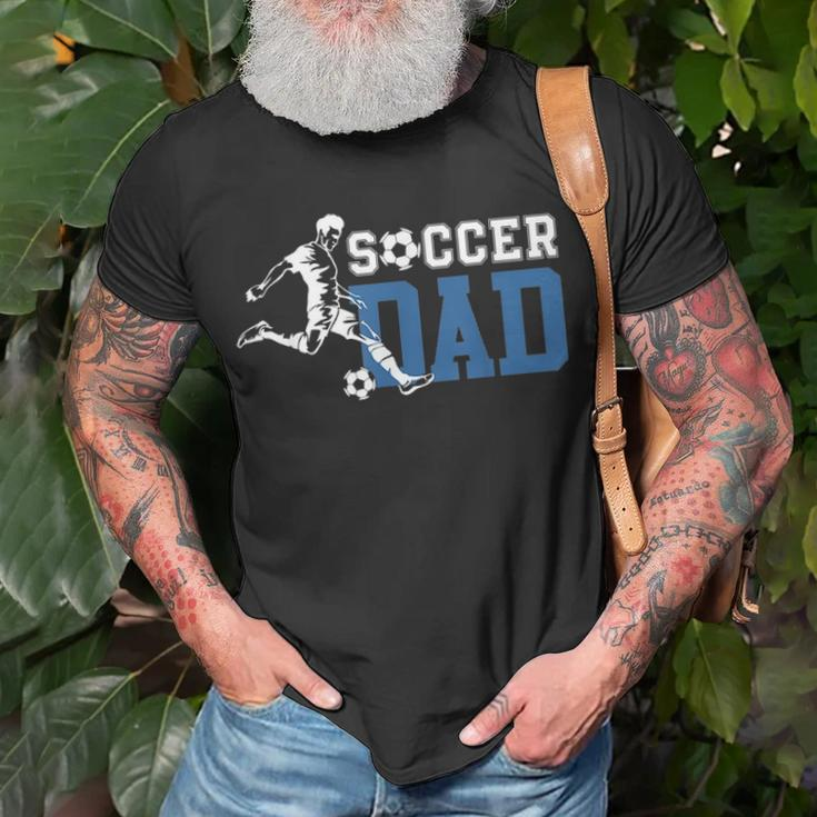 Mens Soccer Dad Life For Fathers Day Birthday Gift For Men Funny Unisex T-Shirt Gifts for Old Men