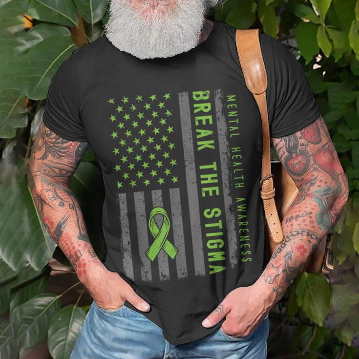 Mental Health Matters Fight Stigma Mental Health Awareness Unisex T-Shirt Gifts for Old Men