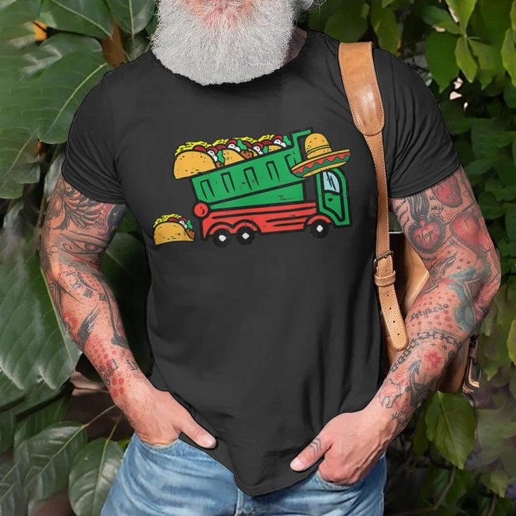 Mexican Garbage Truck Tacos Cinco De Mayo Kids Boys Toddler Unisex T-Shirt Gifts for Old Men