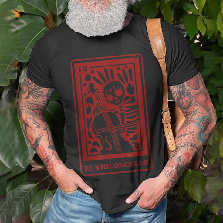 Mexikanische Tarotkarte T-Shirt Geschenke für alte Männer