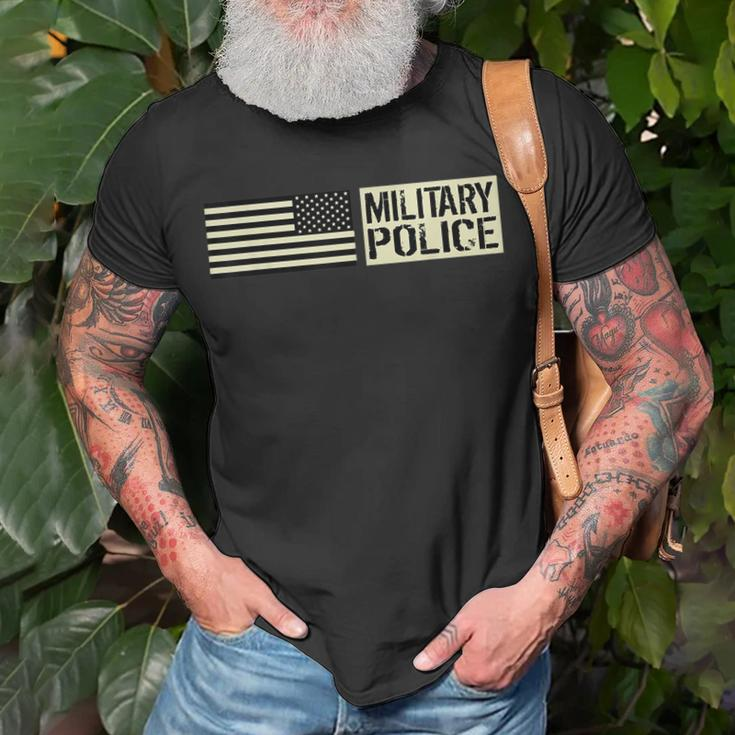 Military Police Flag America Mp Army Veteran Unisex T-Shirt Gifts for Old Men