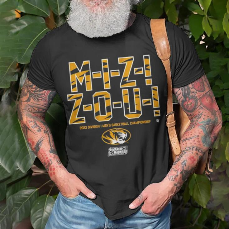 Missouri Basketball M I Z Z O U 2023 March Madness Unisex T-Shirt Gifts for Old Men
