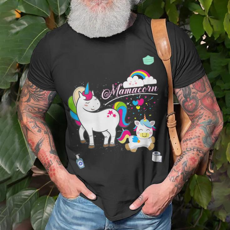 Mom Unicorn Baby Plus Size Gift For Womens Unisex T-Shirt Gifts for Old Men