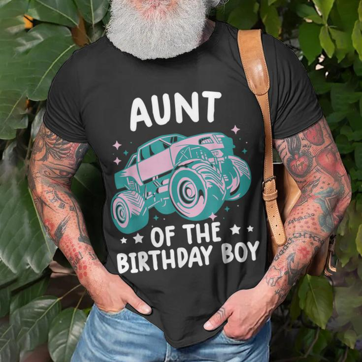 Monster Truck Passende Tante Des Geburtstagskindes T-Shirt Geschenke für alte Männer