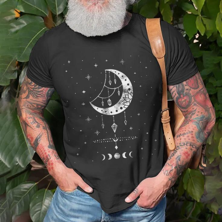 Moon Phases Magic Harmony Alchemy Astrology Gift Unisex T-Shirt Gifts for Old Men