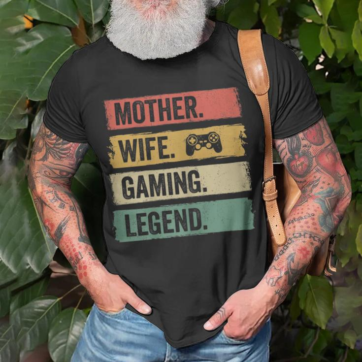 Mutter Video Gaming Legende Vintage Video Gamer Frau Mama T-Shirt Geschenke für alte Männer