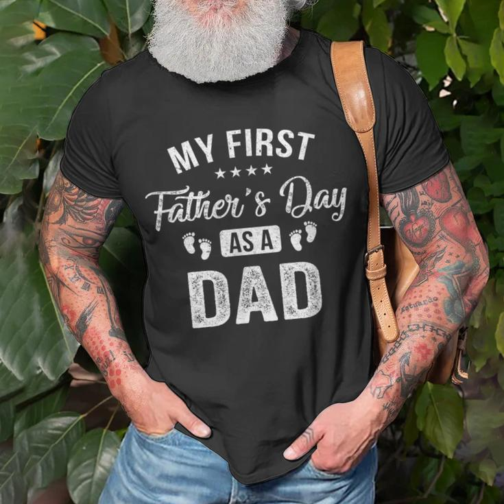 My First Fathers Day As A Dad Fathers Day Unisex T-Shirt Gifts for Old Men