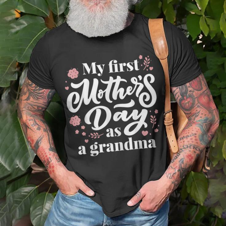 My First Mothers Day As A Grandma First Time Grandmother Unisex T-Shirt Gifts for Old Men