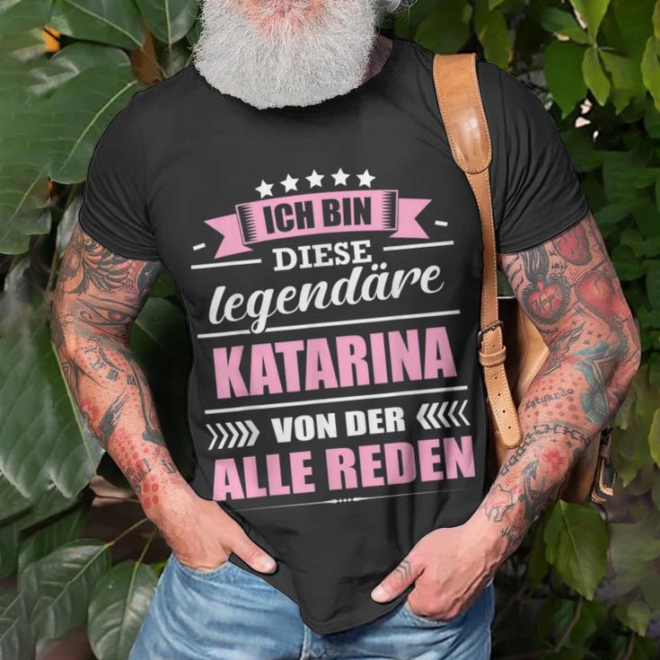 Name Katarina Vorname Namensgeschenke Namenstag T-Shirt Geschenke für alte Männer