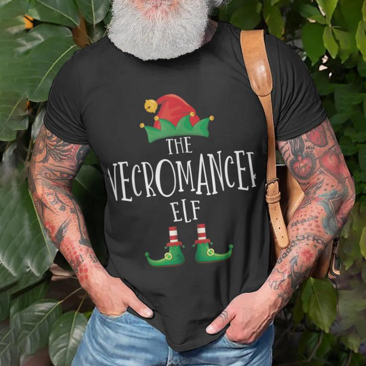 Necromancer Elf Passender Pyjama Weihnachten T-Shirt Geschenke für alte Männer