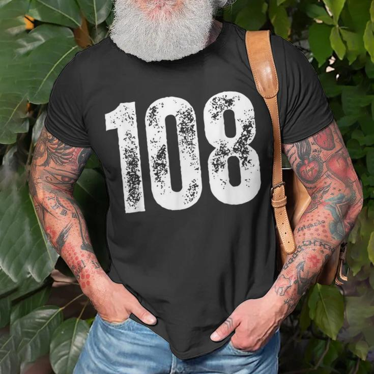 Number 108 Unisex T-Shirt Gifts for Old Men