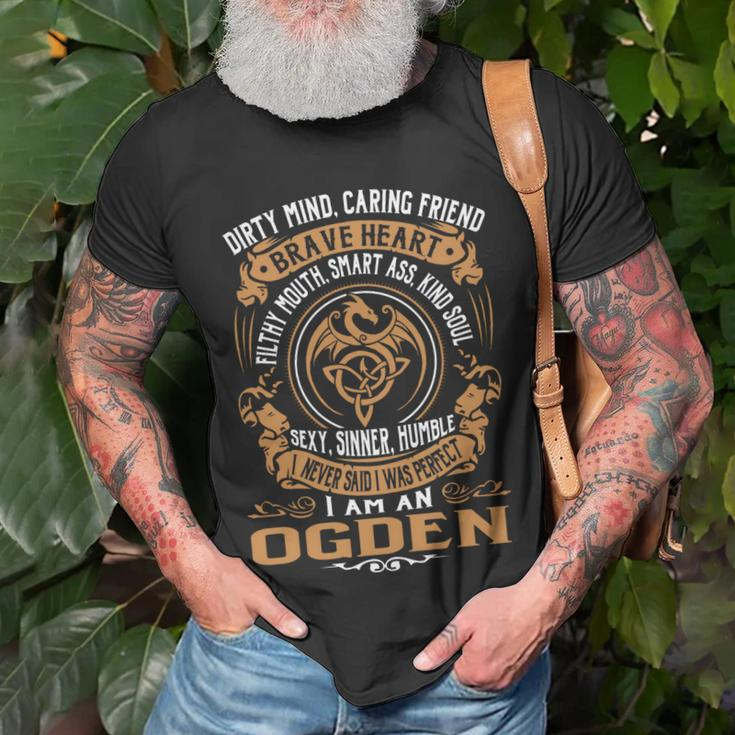 Ogden Brave Heart Unisex T-Shirt Gifts for Old Men