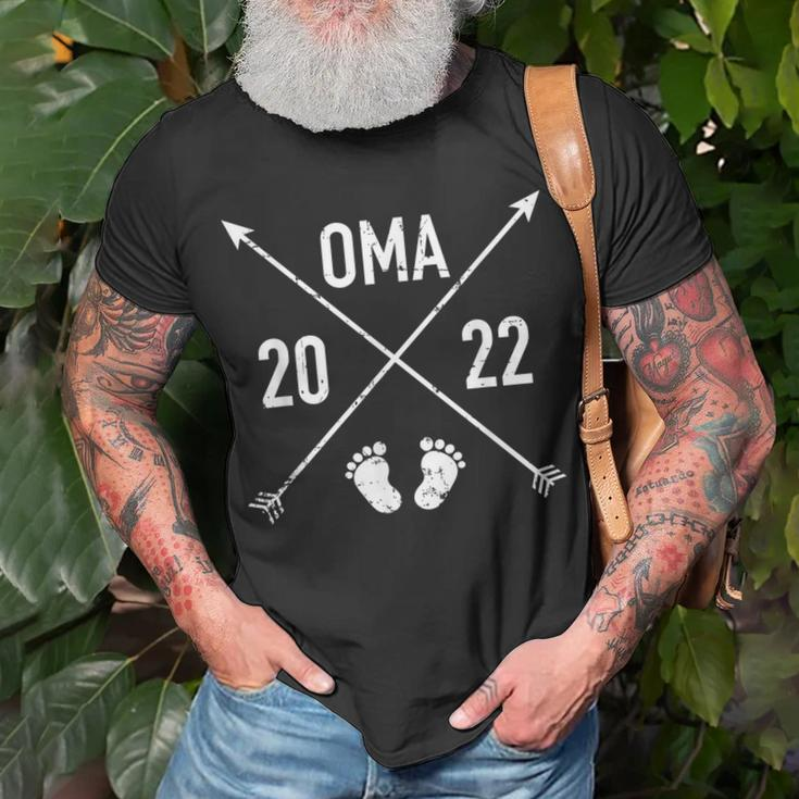 Oma 2022 Hipster Werdende Großmutter T-Shirt Geschenke für alte Männer