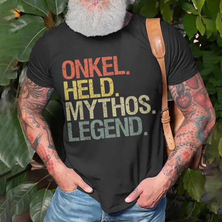 Onkel Held Mythos Legende T-Shirt Geschenke für alte Männer