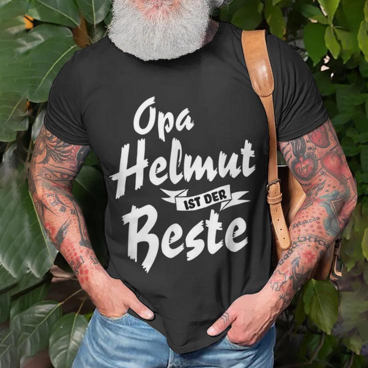 Opa Helmut Ist Der Beste Witziges Geschenk T-Shirt Geschenke für alte Männer