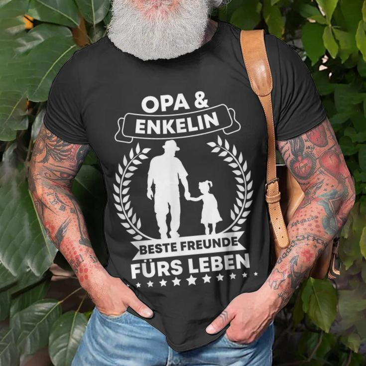 Opa Und Enkelin Beste Freunde Partner Look Opa Enkeltochter T-Shirt Geschenke für alte Männer