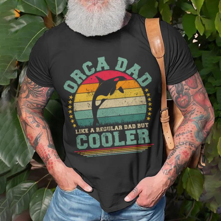 Orca Dad Like A Regular Dad But Cooler Father’S Day Long SleeveUnisex T-Shirt Gifts for Old Men