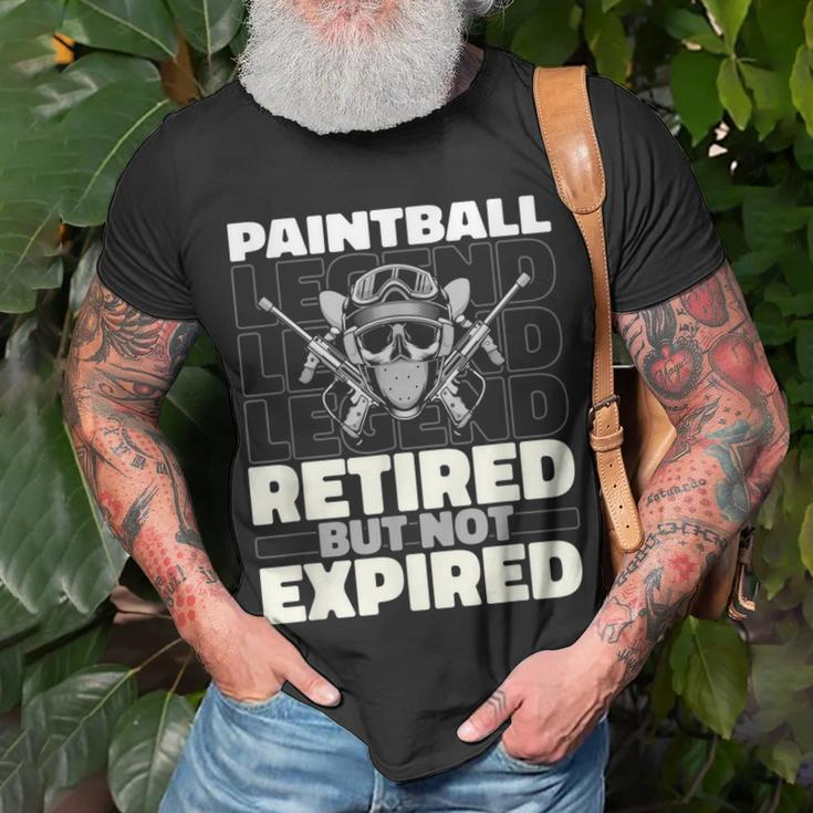 Paintball Im Ruhestand Sport Spieler Paintballer Paintball T-Shirt Geschenke für alte Männer