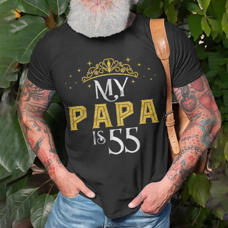My Papa Is 55 Years Old 1967 55 Geburtstag Geschenk Für Papa T-Shirt Geschenke für alte Männer