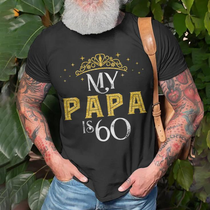 My Papa Is 60 Years Old 1962 60 Geburtstag Geschenk Für Papa T-Shirt Geschenke für alte Männer