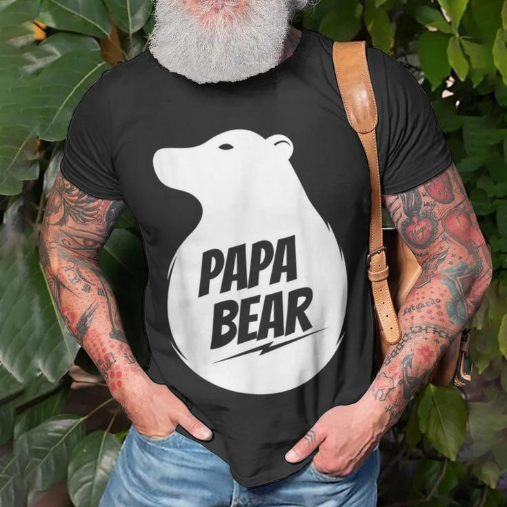 Papa Bear | Best Fathers Day Gift For Dad Papa Bear Gift For Mens Unisex T-Shirt Gifts for Old Men