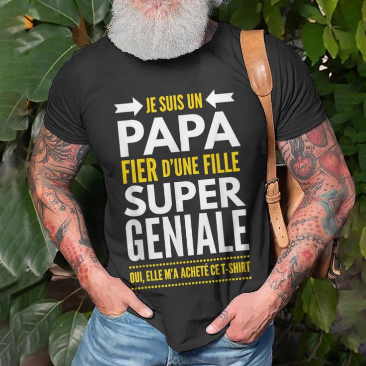 Papa von Mädchen T-Shirt, Lustiges Geburtstagsgeschenk für Väter Geschenke für alte Männer