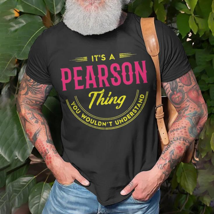 Pearson Shirt Personalized Name Gifts With Name Pearson Unisex T-Shirt Gifts for Old Men