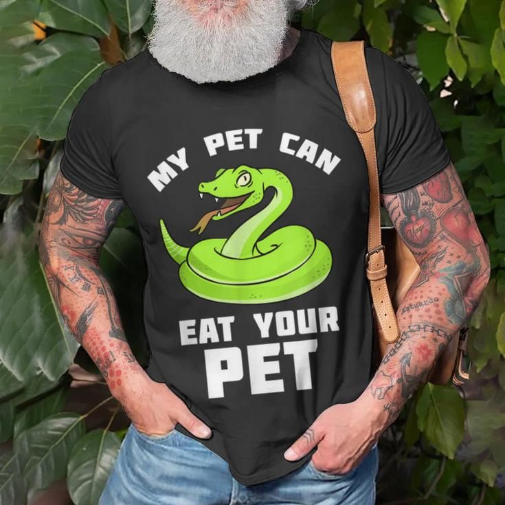 My Pet Can Eat Your Pet Snake Lover T-shirt Gifts for Old Men