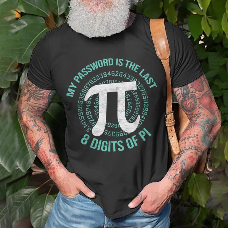 Pi Day My Password Is The Last 8 Digits Of Pi T-Shirt Gifts for Old Men