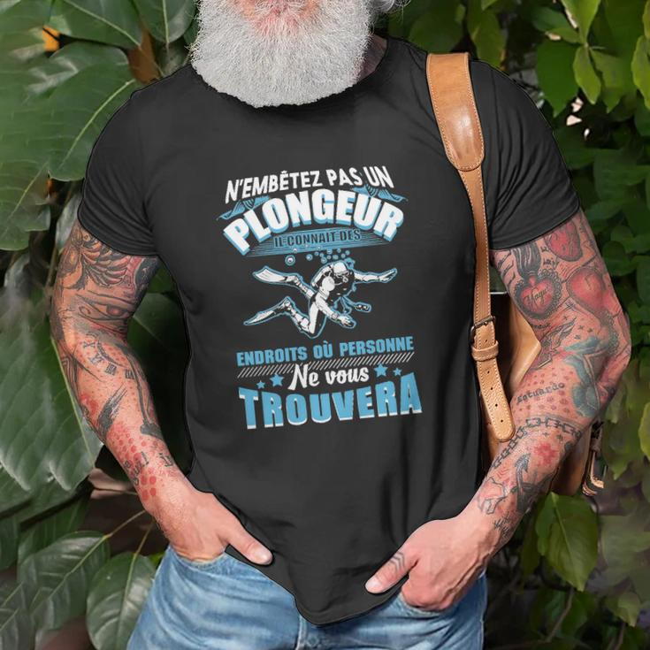 Plongeur Edition Limitée T-Shirt Geschenke für alte Männer