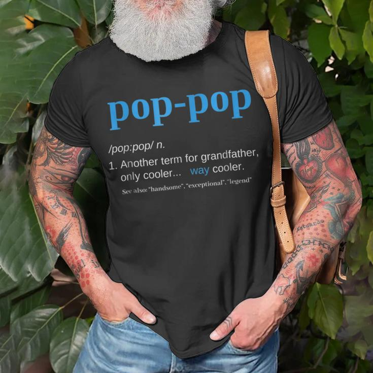 Pop Pop Gifts Grandpa Fathers Day Pop-Pop Unisex T-Shirt Gifts for Old Men