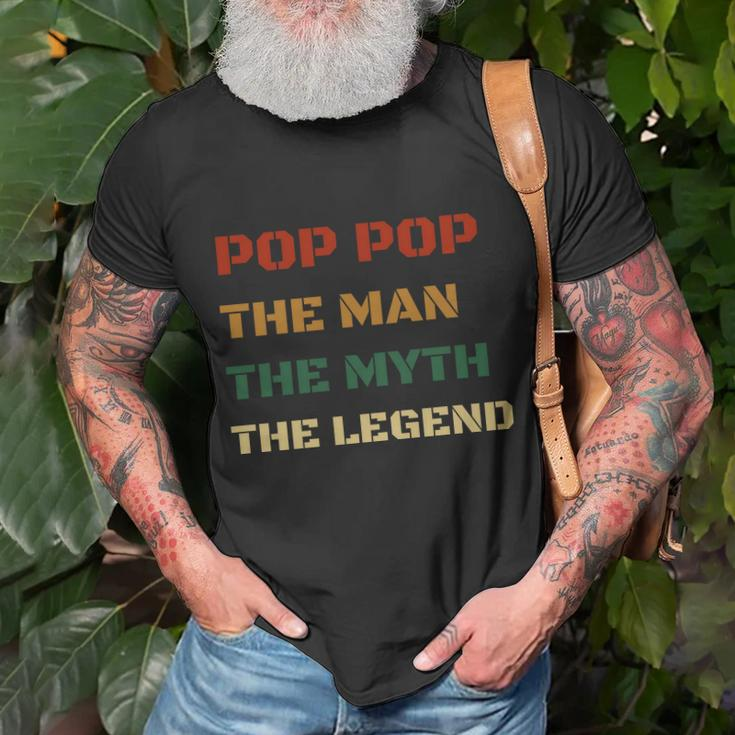 Dad The Man Gifts, Papa The Man Myth Legend Shirts